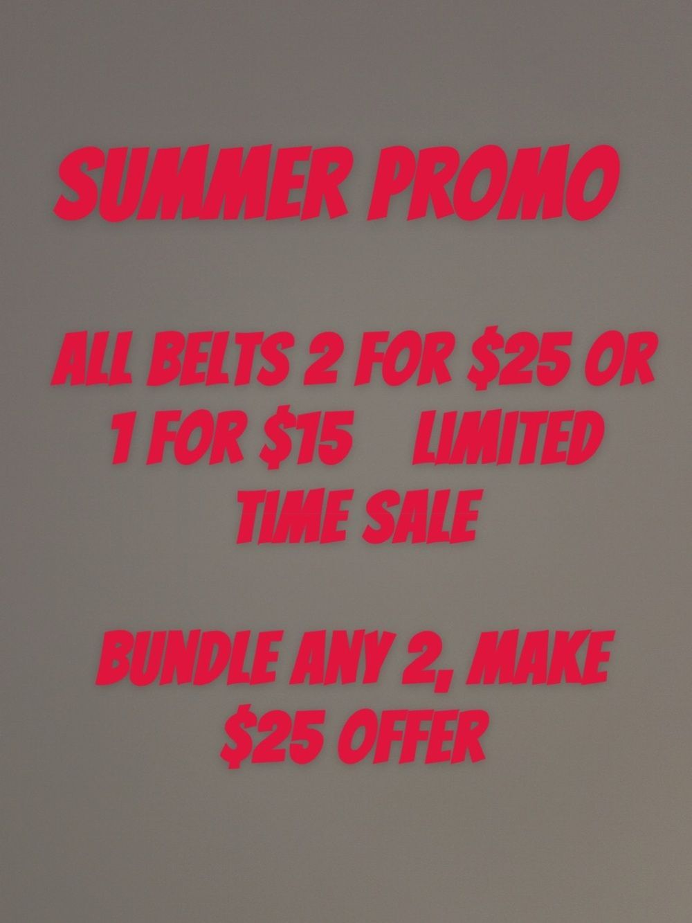 Summer Promo